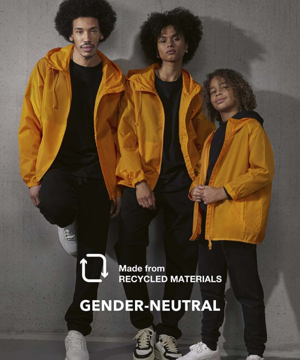 B&C #Reset Windbreaker JG003 – lekka kurtka wiatrówka z kapturem