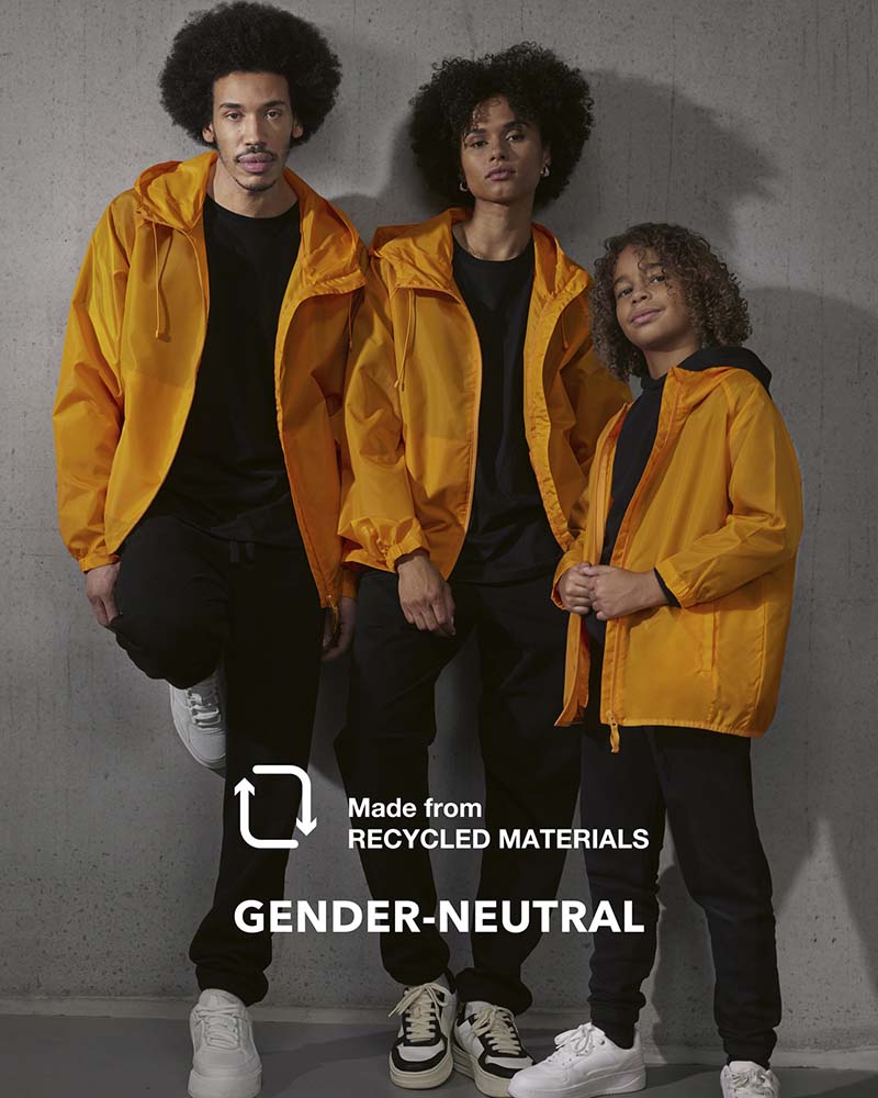 B&C #Reset Windbreaker JG003 – lekka kurtka wiatrówka z kapturem