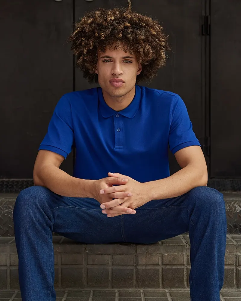 B&C Inspire Polo /men PM430 – męska koszulka polo organic