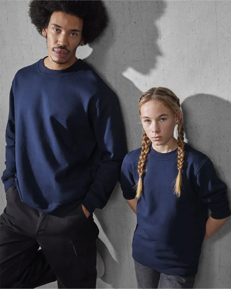 B&C ID.332 Crew /kids WK001 – dziecięca bluza 280 g/m²