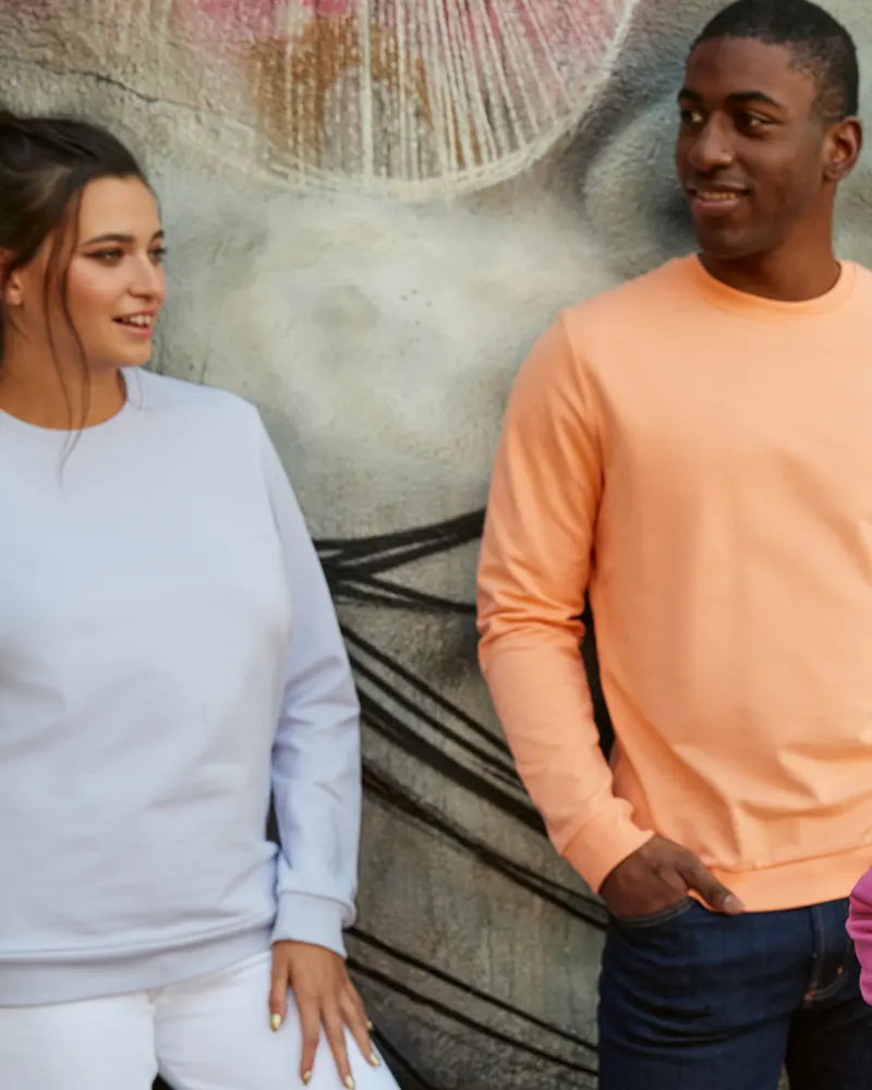 B&C #Set In WU01W – bluza unisex French Terry 280 g/m²