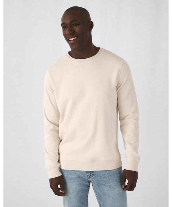 B&C Inspire Crew Neck WU31B – męska bluza French Terry