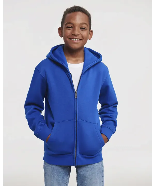 Russell Authentic 266B – dziecięca bluza premium z kapturem na zamek 280 g/m²