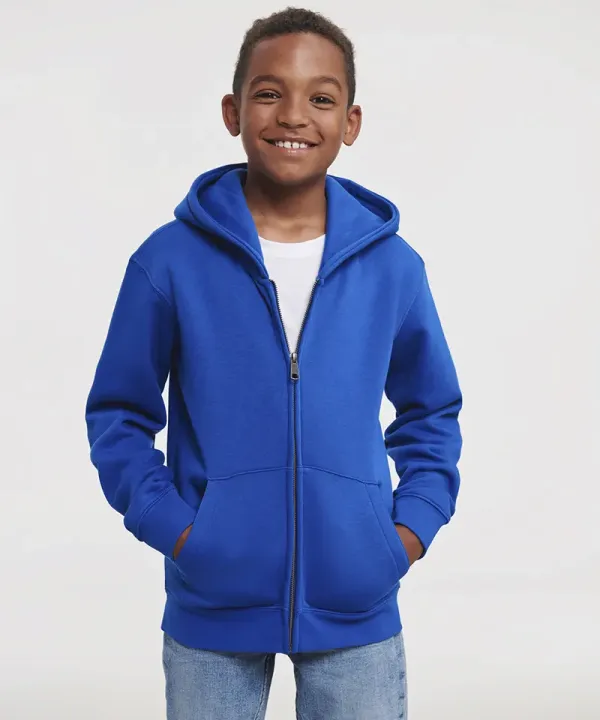 Russell Authentic 266B – dziecięca bluza premium z kapturem na zamek 280 g/m²