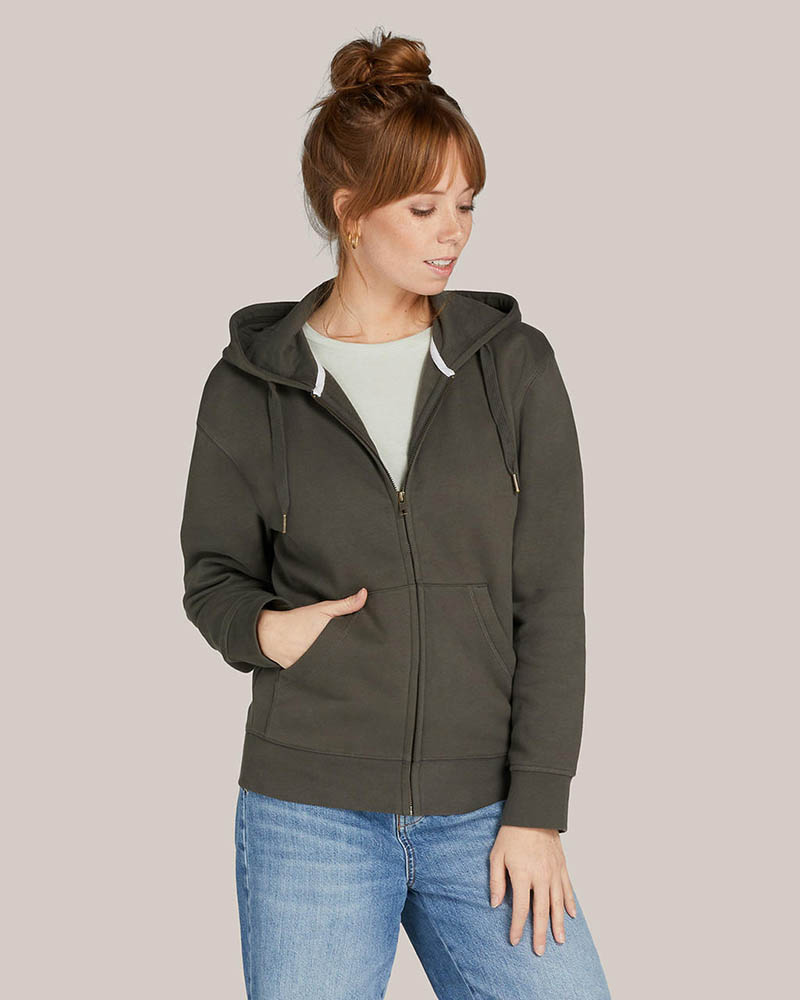 Bluza z kapturem Signature Tagless Full Zip 