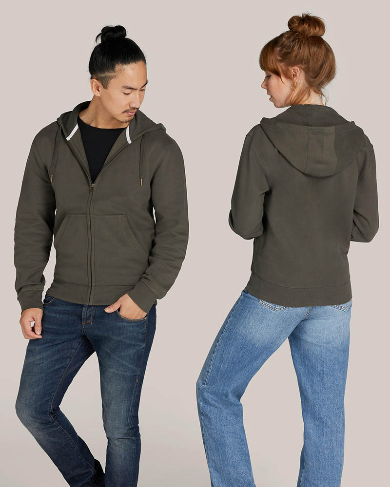 Bluza z kapturem Signature Tagless Full Zip 