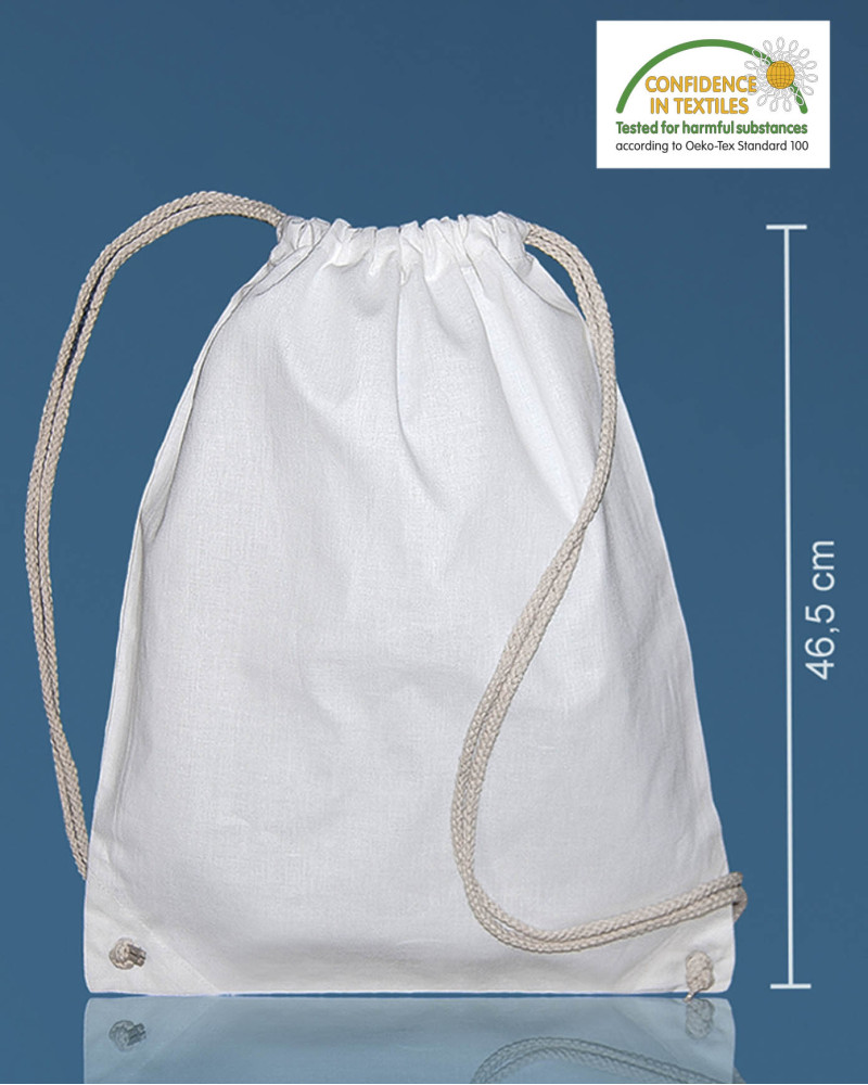 Bawełniany plecak ze sznurkiem 140 g/m² – SG Accessories 602.57