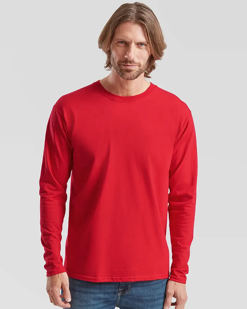 Fruit of the Loom Iconic 195 Ringspun Premium Long Sleeve T