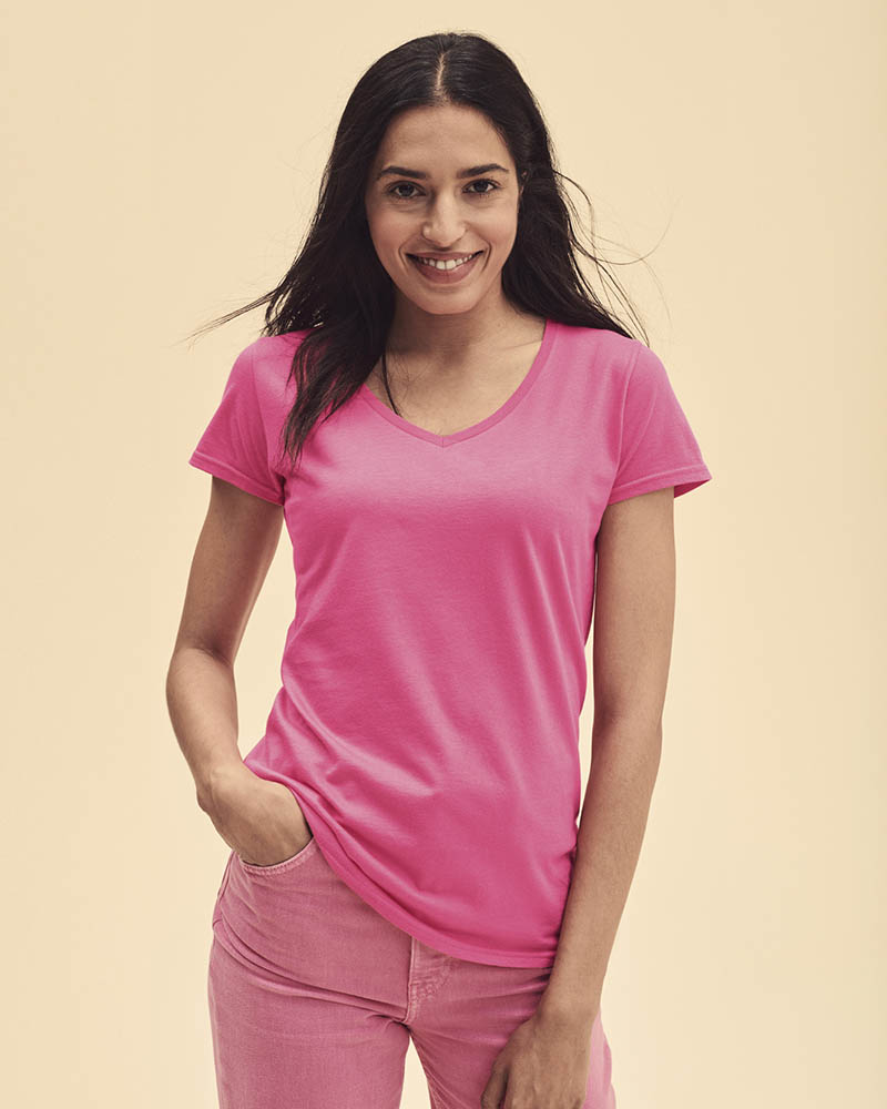 Damski T-Shirt Iconic 150 V Neck 