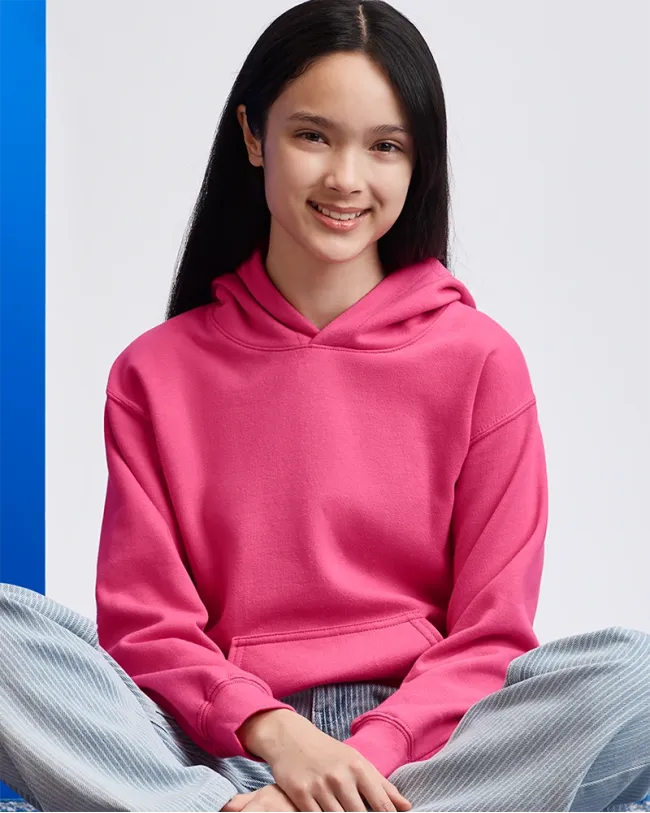 Gildan Softstyle Midweight Hoodie (Youth) - GISF500B