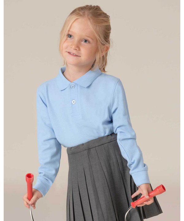KID LS UNISEX POLO 