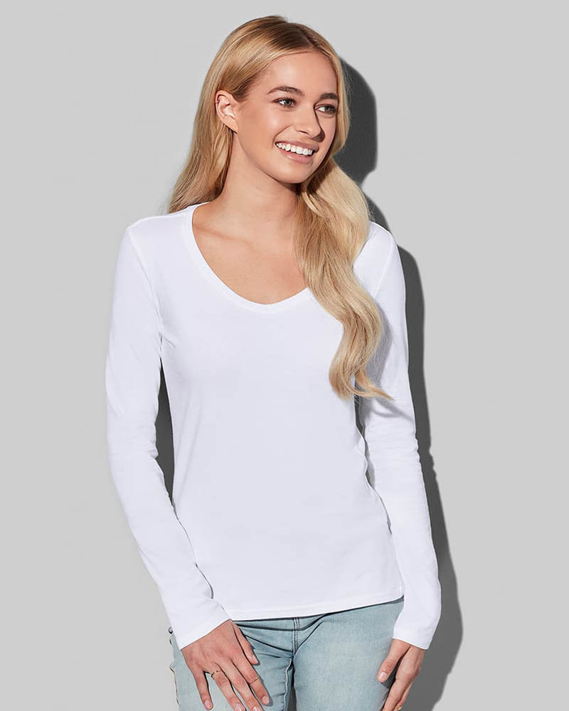 Claire V-neck Long Sleeve