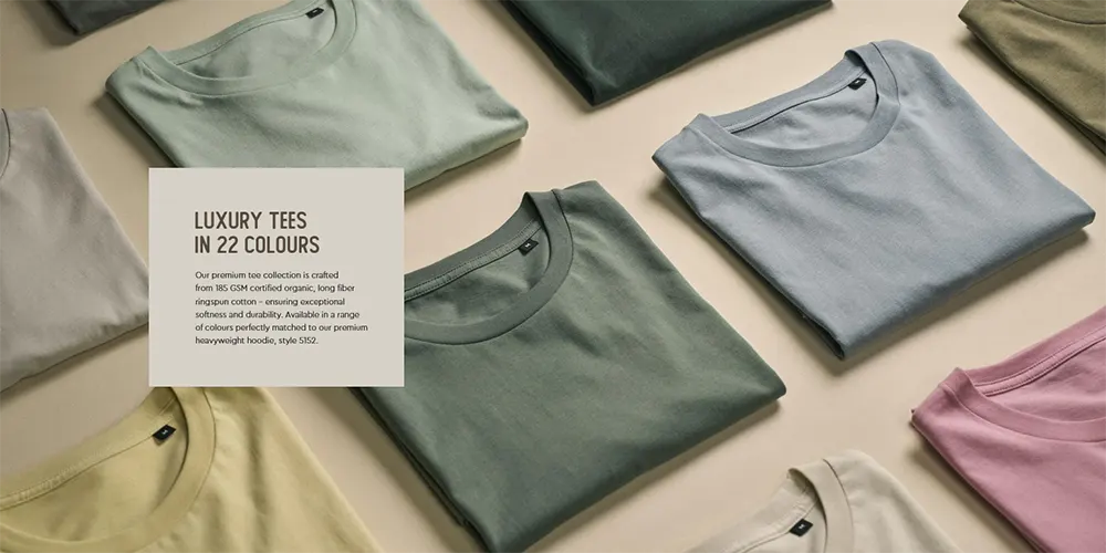 Bawełna organiczna i długowłóknista TEE JAYS