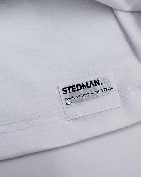 Stedman Comfort-T Long Sleeve ST2130 – odrywana metka pielęgnacyjna